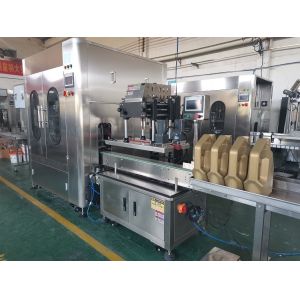 8000BPH Engine Lubricant Oil Bottle Filling Line 0.35cbm/Min
