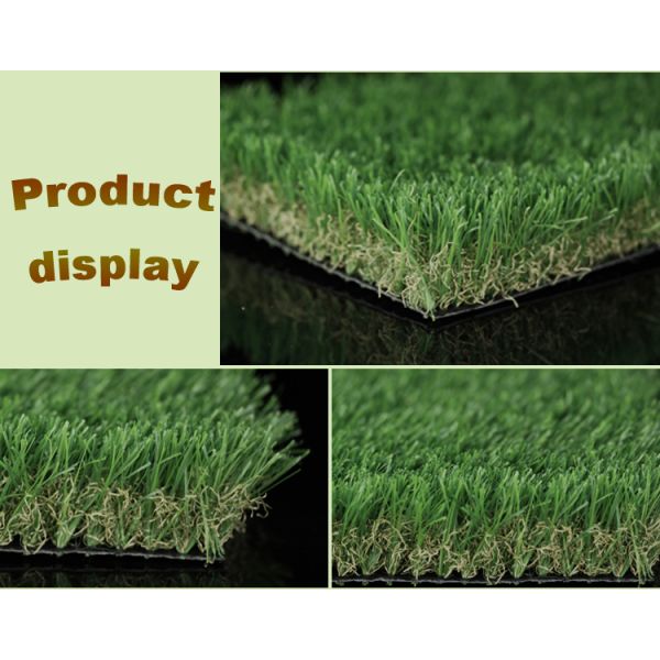 Decorative Plastic Lawn Grass Sbr or Pu Backing Glue 18900 Stitches Every Sqm