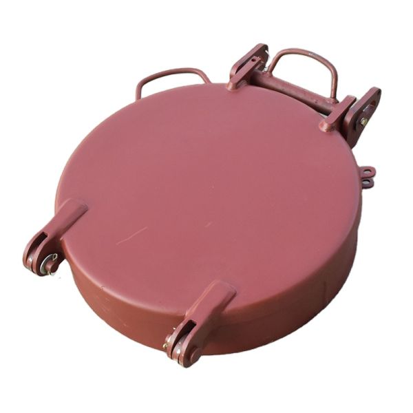 0.3MPA Pressure Carbon Steel Quick Opening Manhole Cover for Powder Tanker Truck Optional Red Color
