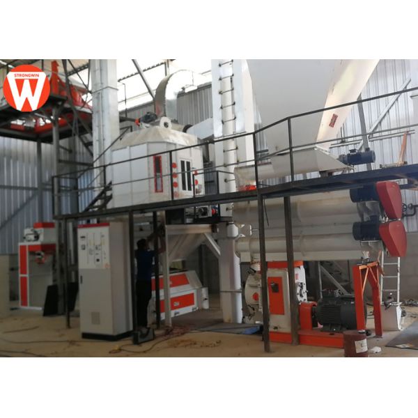 15mm Pellet 300KW Animal Cattle Feed Production Plant
