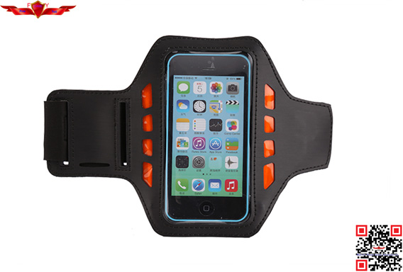 Hot Selling LED Sports Armband Cases For Iphone High Neoprene Material Multi Color