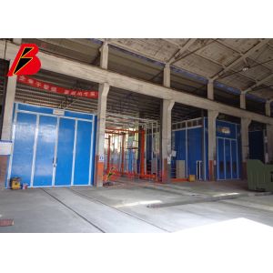 BZB Industry Painting Room With Floor Trolley Transport