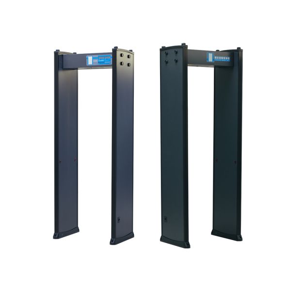 Public Guard Portable Walk Through Metal Detector Security Gate PVC Synthetic Material