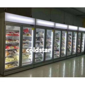 450L Vertical Display Freezer With Glass Door