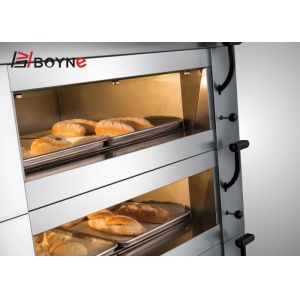 Digital Tube Heating SS Touch Screen Baking Oven 3 Deck 6 Trays