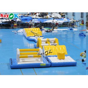 Customized Giant Adult Water Inflatable Obstacle Course Inflatable Water Pillow