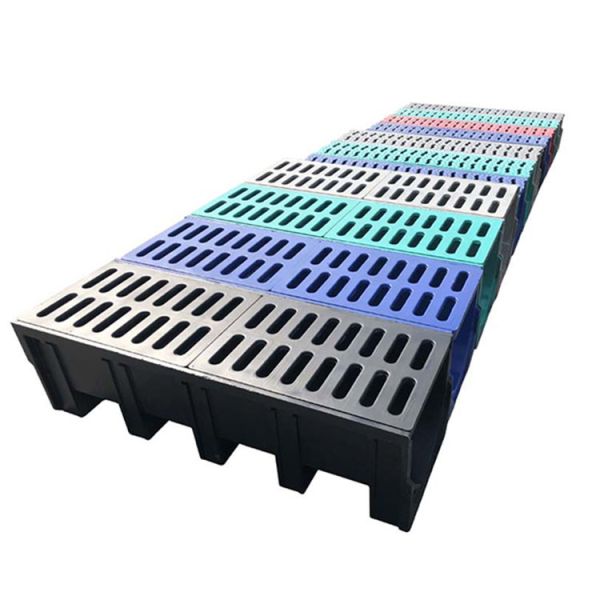 Buy Anti-Slip 600mm Manhole Rubber Cover mats With High Quality Sidewalk Drain Grate at wholesale prices