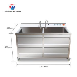 1.1KW Commercial eddy current bubble washing machine ozone multifunctional