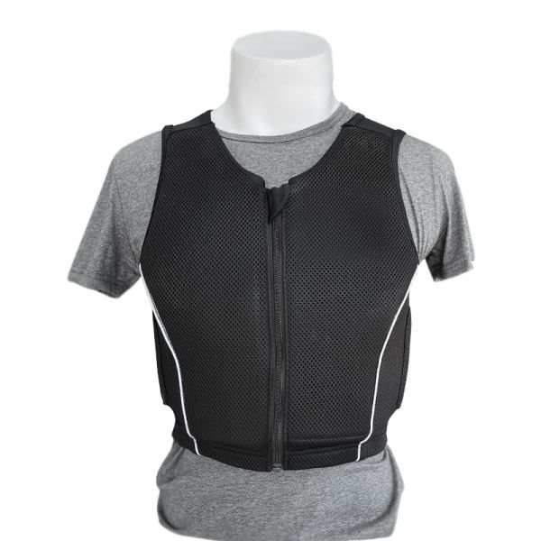 CE-Certified Unisex Body Vest for Horse-Riding Cushioned and Breathable 1kg Black