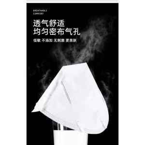 Professional KN95 Antiviral Face Masks Comfortable High Filtration Efficiency