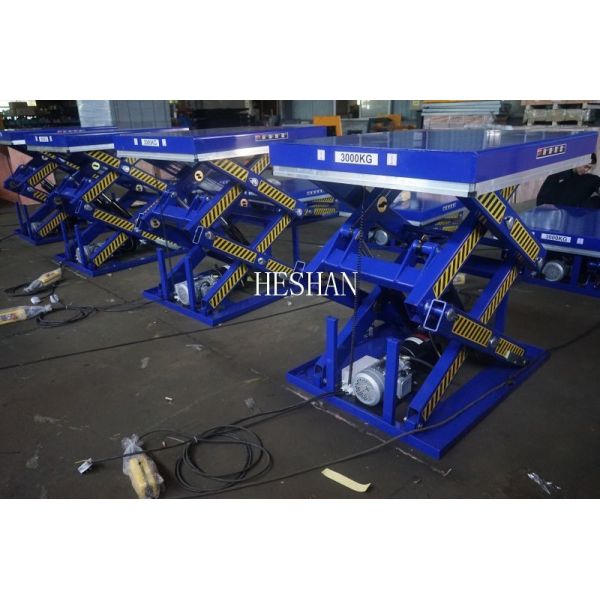 Buy China 1000kg 2500kg 3000kg Electric Hydraulic Single Scissor Table at wholesale prices