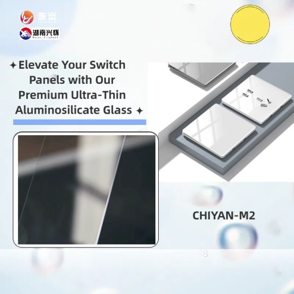 Buy Halogen-Free Eco-Friendly Ultra-Thin Aluminosilicate Glass Ultra White and Pencil Hardness 9H for Electrical Safety Certification at wholesale prices