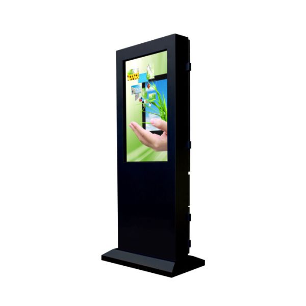 Compatible Outdoor Touch Screen Kiosk Totem Anti - Glare Glass Automatic