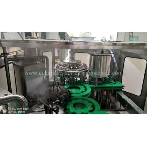 Twist Off Cap Glass Bottle Filling And Capping Machine Small Scale Filler