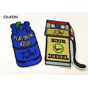 China Unique Firefighter Hat Patches Twill Polyester Material Background on sale