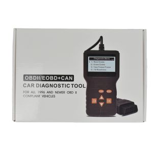 Xtruck Y10 OBD2 Scanner Car Diagnostic Tool with 16 PIN OBD II Port LCD Screen