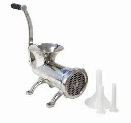 Buy 3/16" Plates Cast Aluminum Manual Meat Grinder Tenderizer Machine at wholesale prices