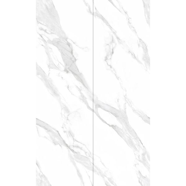 Big Size Indoor Porcelain Tiles Newest Design High Quality Carrarra White Marble Porcelain Slabs Floor Tiles 32"*104"