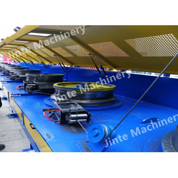 Buy Pully Type 30KW 6.5mm Steel Wire Drawing Machine For Nail Making at wholesale prices