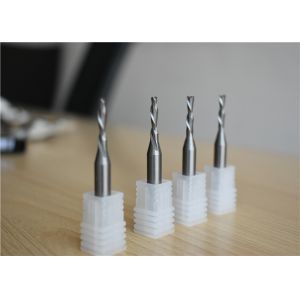 Diameter 1mm Carbide 2 Flute End Mill With Down Cut