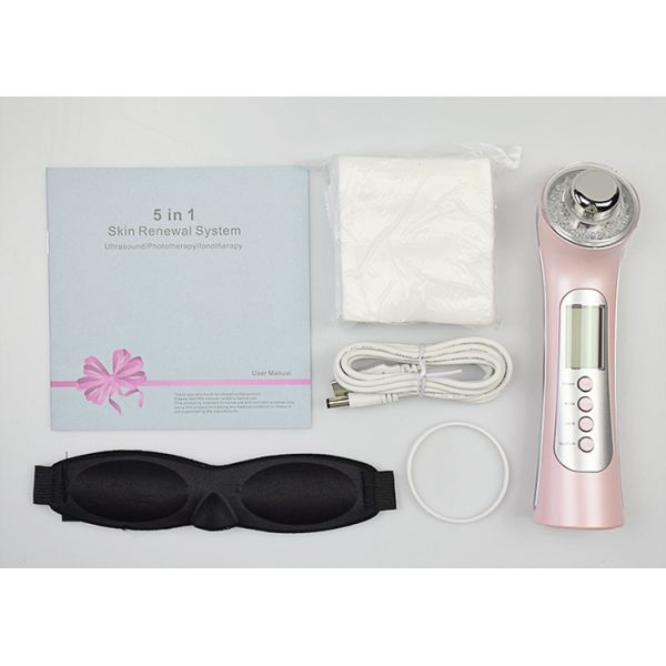 7 In 1 Photon And Ultrasonic Beauty Machine , Ultrasonic Facial Cleanser Machine