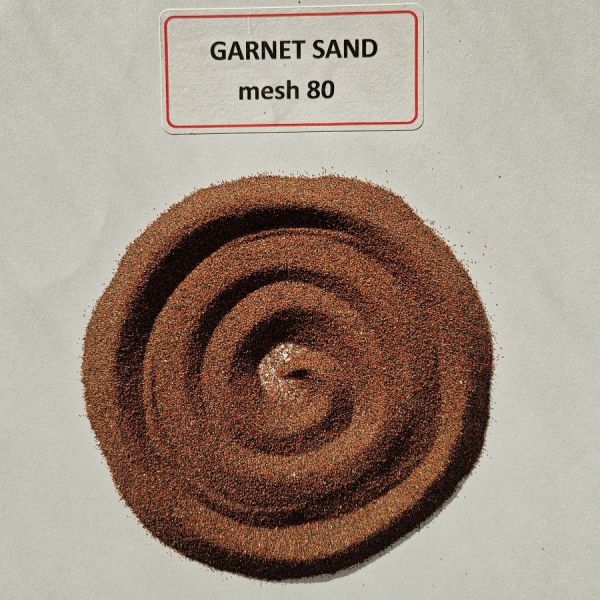 Buy CNC waterjet cutting Abrasive medium Garnet sand mesh 80 at wholesale prices