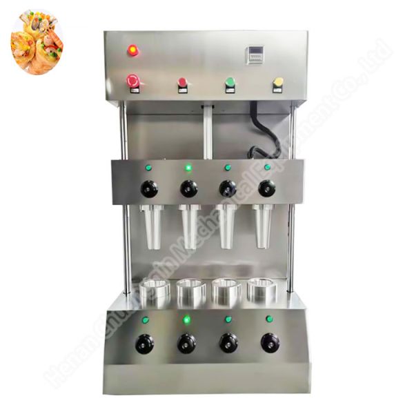 Buy 3KW Industrial Food Machines Conical Pizza Former Machine Edible Waffle Cup Maker at wholesale prices