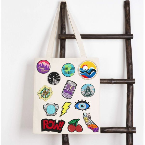 Brand Logo​ Embroidered Key Chain Merrowed Woven Yarn Material