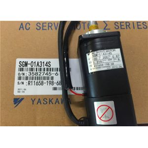 Yaskawa AC Industrial Servo Motor SGM-01A314S 100W 200Volt 3000RPM