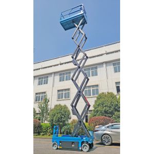 Mobile Elevating Work Platform And Scissor Lift 14 M With Load Capacity 320kg