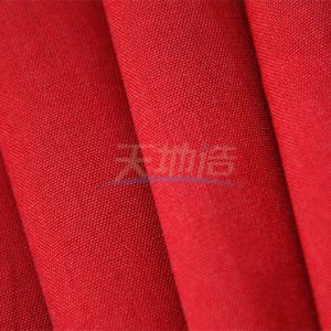 Red Aramid Viscose Fabric 240gsm For Protective Clothing