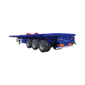 Flat Container Semi-trailer Low-priced Heavy-duty 4-axle 100t Export Brand New