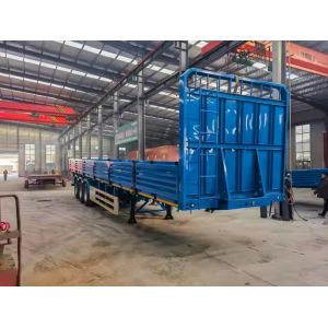 Quality CIMC Customized Steel Starting From 6T With 3 Axle Chinese Truck Cargo Fence Trucker Semi Trailer for sale