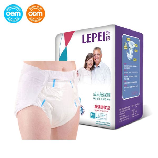 Rapid Liquid Diffusion Disposable Adult Incontinence Diaper Extra Absorbent