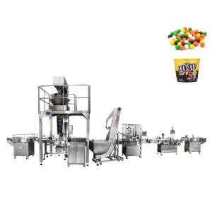 China Bottles Detergent Powder Candy Filling Packing Machine Sealing Capping Labeling on sale