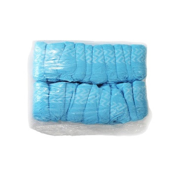 Disposable Waterproof Anti Skid Shoe Covers In White / Blue / Pink With CE