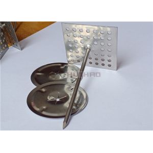 Quality 2-1/2&quot; Stainless Steel Perforated Insulation Fixing Pins For Attaching Insulation Materials for sale
