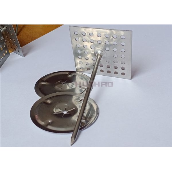 2-1/2" Stainless Steel Perforated Insulation Fixing Pins For Attaching