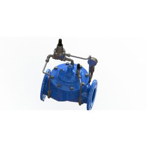 Ductile Iron Pressure Sustaining Valve Stainless Steel 304 Pilot Operated