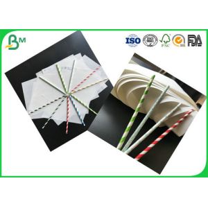 Biodegradable 120g Drinking Grade Kraft Straw Food Grade Paper Roll for Food