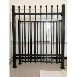 Galvanised 1.2m Tubular Steel Fence Panels Rodent Proof