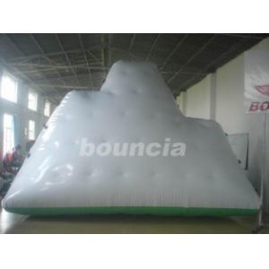 One Side Sliding and Three Sides Climbing Inflatable Water Iceberg
