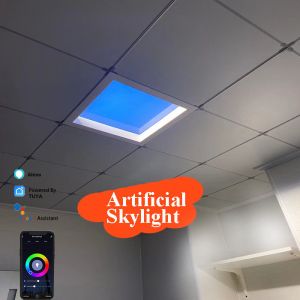 5000LM Dimmable LED Ceiling Lights Simulate Natural Light And Sky Blue for Long