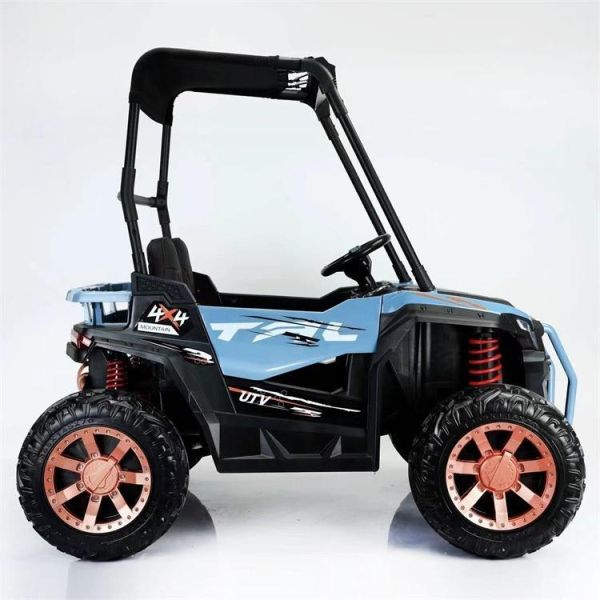4x4 Electric Buggy Car for Kids Four-wheel Drive Leather Seat and Baking Paint Option