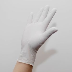 Quality Surgical Disposable Protective Gloves , Sterile Latex Examination Gloves CE ISO for sale