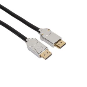 Zinc Alloy Dp 1.4 Male To Male Support Ethernet 8K 60Hz 4K 120Hz Displayport