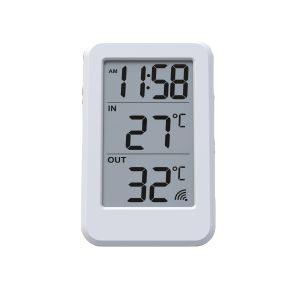 Wireless wifi thermometer hygrometer LCD Clock digital thermo hygro