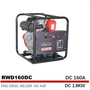 DC 1.8kw Diesel Welding Generators Medium Frequency 178F Engine