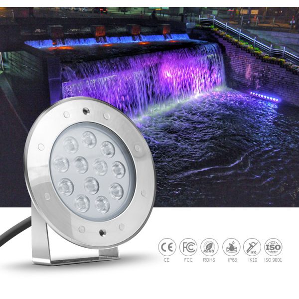 Dmx512 Color Change Underwater LED Spotlights 850LM High Brightness Anti Corrosion