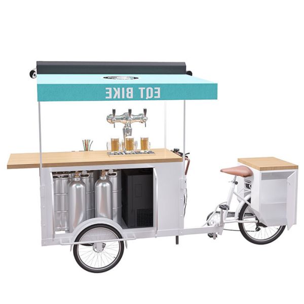 Buy Multi Function Bicycle Beer Cart For Streeting Beer Vending CE Certificate at wholesale prices